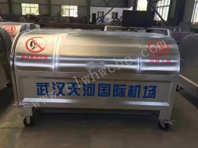3方不锈钢垃圾箱价格 304不锈钢垃圾箱厂家  小型垃圾箱报价