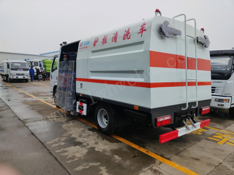 东风多利卡4方护栏清洗车价格 国六护栏清洗车厂家报价