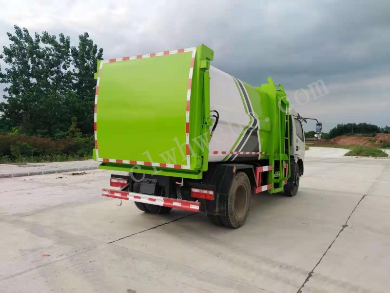 10方挂桶垃圾车  东风大多利卡10方挂桶垃圾车 国六挂桶垃圾车厂家