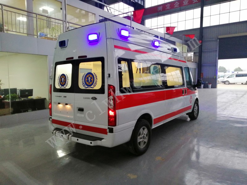 福特新世代V348监护型凸台救护车
