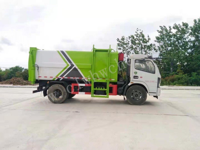 10方挂桶垃圾车  东风大多利卡10方挂桶垃圾车 国六挂桶垃圾车厂家