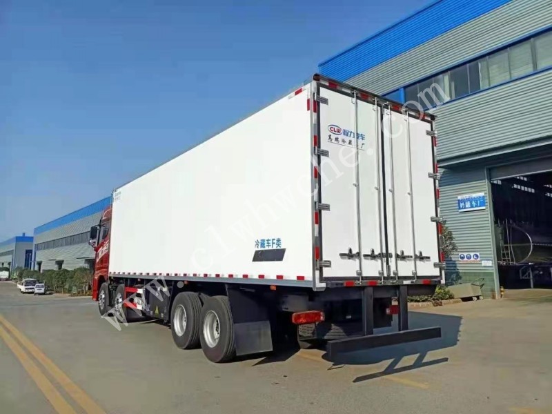 解放J6H前四后八9.4米猪肉冷藏车 冷藏车价格 冷藏车厂家报价